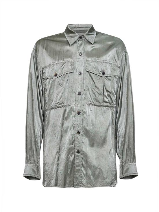 26SS 드리스 반 노튼 셔츠 0207103277608 GREEN