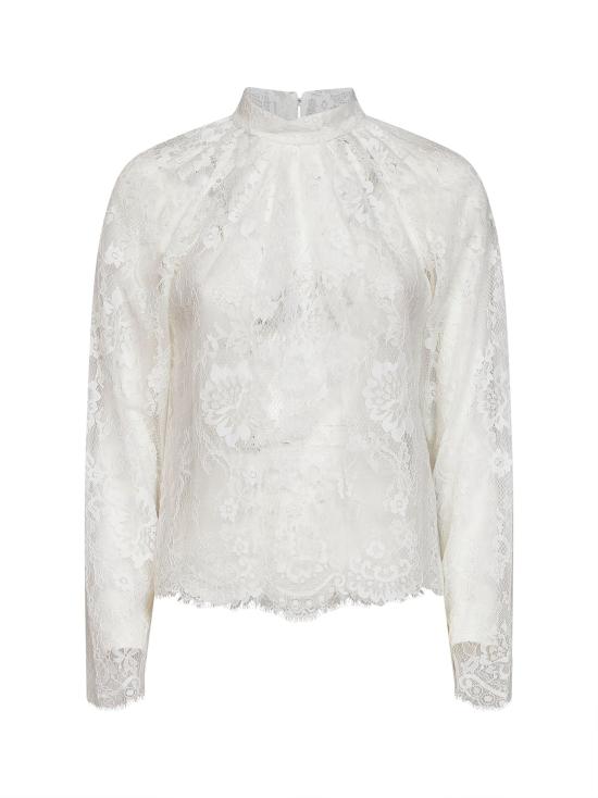 26FW 셀프 포트레이트 블라우스 032TA WHITE