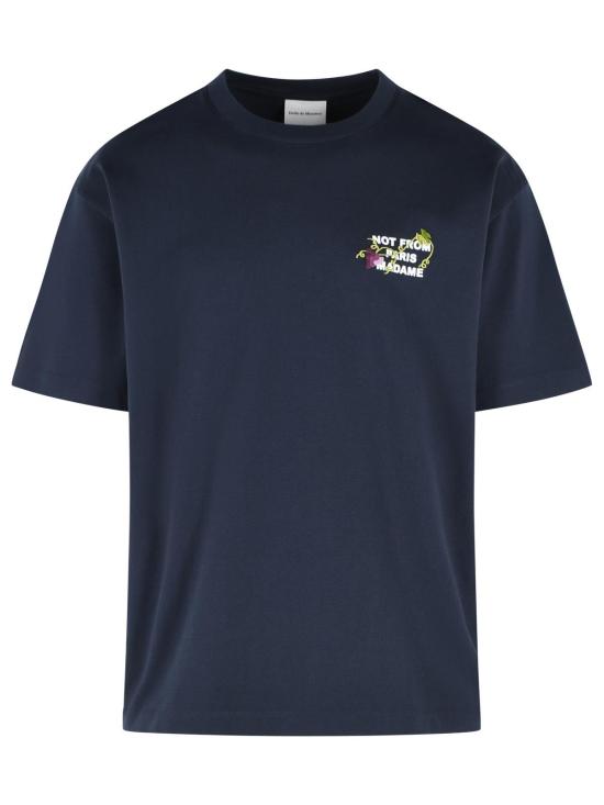 26FW 드롤드무슈 폴로 티셔츠 L TS327 CO248NY Navy