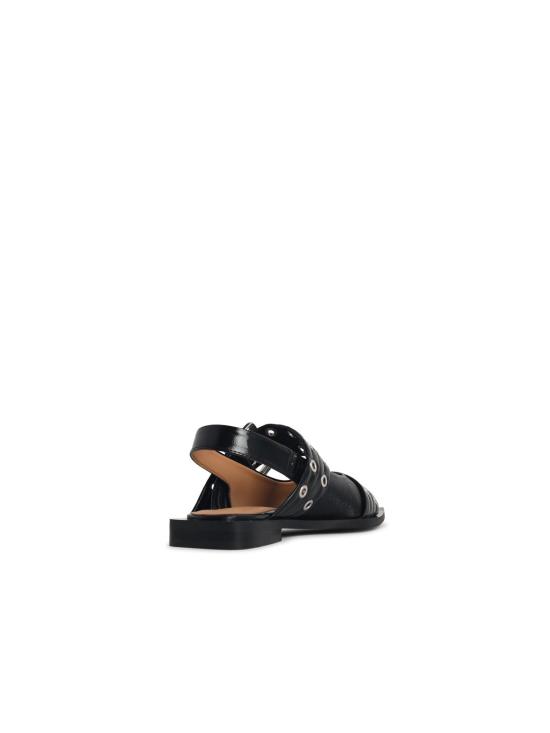 26FW 가니 페미닌 버클 발레리나 S2730099 Black - GANNI