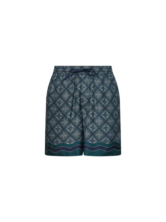 26FW 카사블랑카 숏팬츠 MPF26TR39907 RADIATINGMONOGRAM GREEN