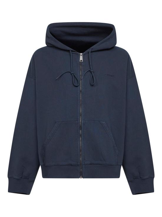 26SS 칼하트 WIP 후드 벤톤 스웨트 자켓 I035437 3IWGD NAVY