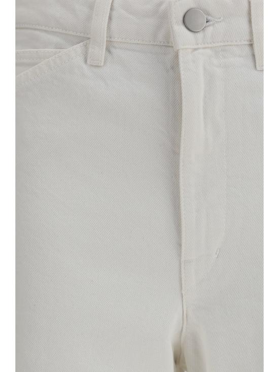 26SS 르메르 하이 라이즈 스트레이트 팬츠 PA1226LD1070 WHITE