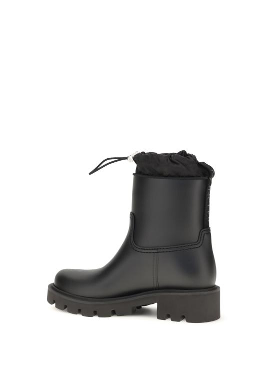26FW 몽클레어 킥스트림 로고 패치 레인 부츠 L209B4G00190M4522 BLACK