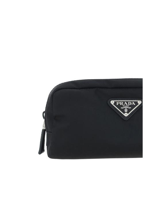 26FW 프라다 리나일론 앤 사피아노 네세서리 2NA0452DMH BLACK - PRADA