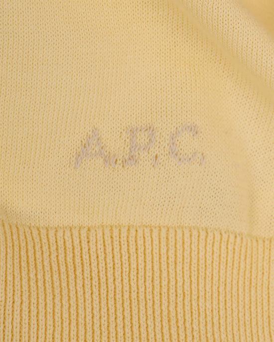 26SS 아페쎄 니트웨어 COEZJF22330 YELLOW - A.P.C.