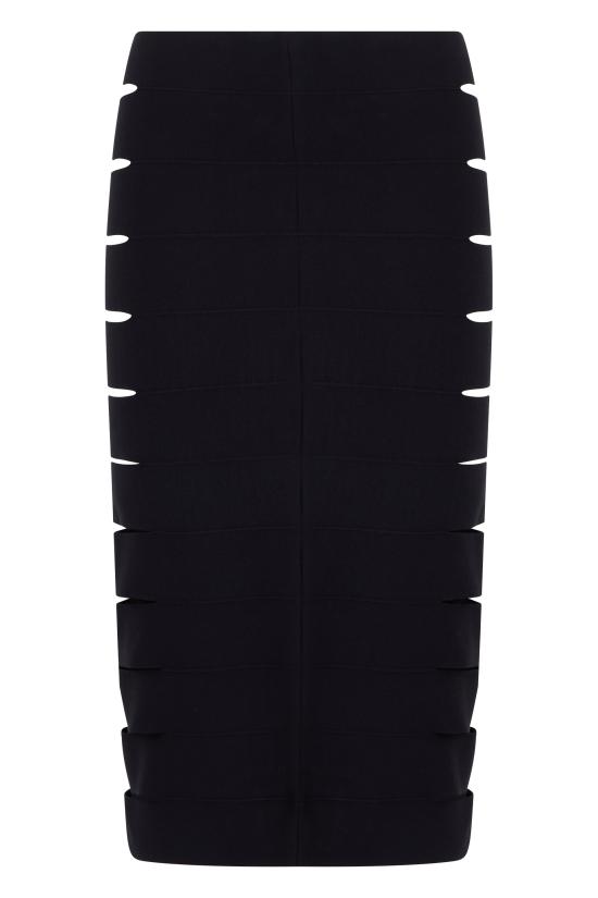  알라이아 스커트 AA9J21705M836 BLACK - ALAIA