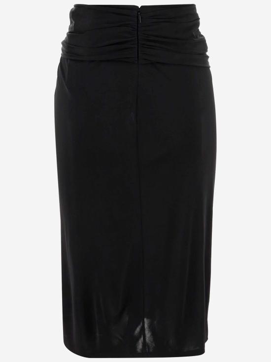  생로랑 스커트 776439 BLACK - SAINT LAURENT