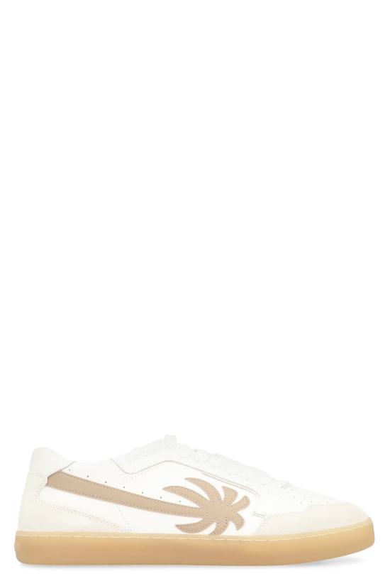 25FW 팜앤젤스 NEW PALM 뉴 팜 1 로우탑 스티커즈 PMIA099F25LEA001 WHITE