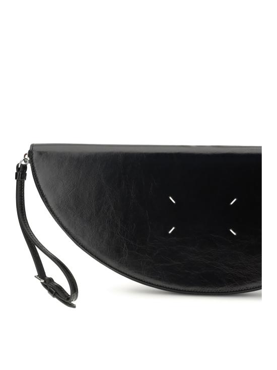 26SS 마르지엘라 하프문 파우치 SB1ZI0015P8831 BLACK - MAISON MARGIELA