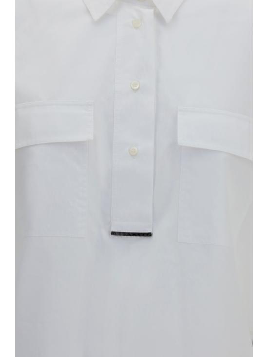 26SS 브루넬로 쿠치넬리 셔츠 MH772NA905 WHITE - BRUNELLO CUCINELLI