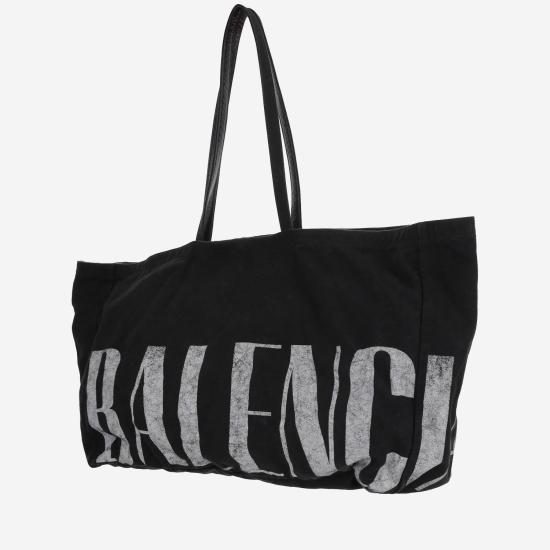  발렌시아가 에디터 로고 숄더백 826447 BLACK - BALENCIAGA