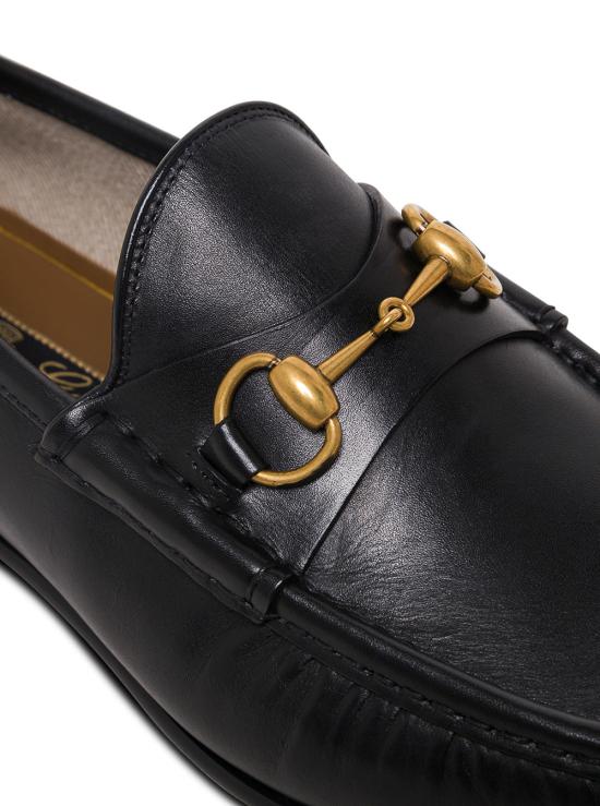 26SS 구찌 1953 홀스빗 레더 로퍼 307929 BLACK - GUCCI