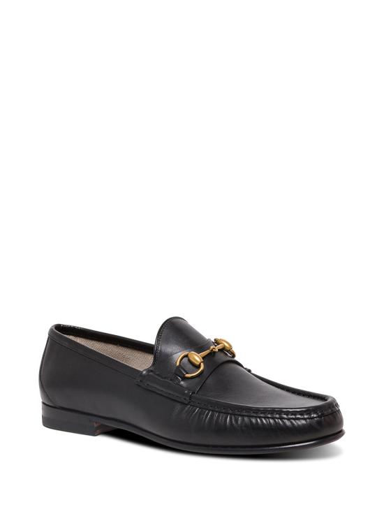 26SS 구찌 1953 홀스빗 레더 로퍼 307929 BLACK - GUCCI
