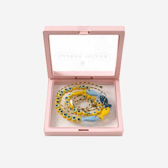 26SS 소르베 목걸이/팬던트 FISHGLASSBEAD YELLOW