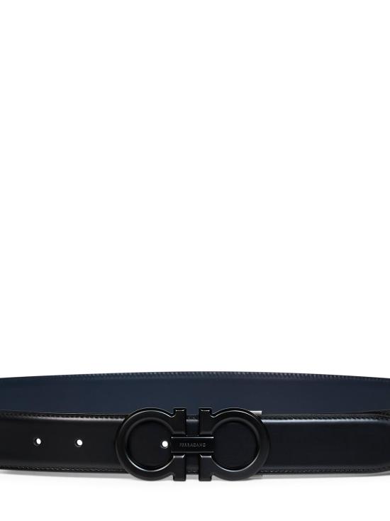 26FW 살바토레 페라가모 벨트 679710DOUBLEADJUS688772 BLACK - SALVATORE FERRAGAMO