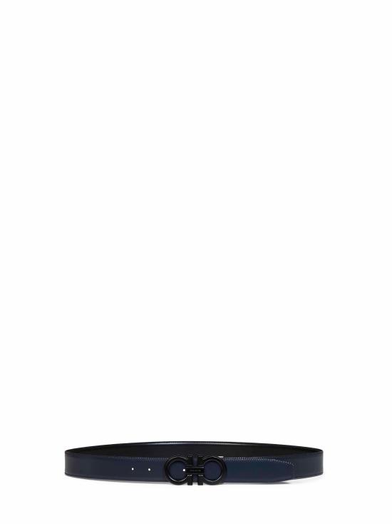 26FW 살바토레 페라가모 벨트 679710DOUBLEADJUS688772 BLACK - SALVATORE FERRAGAMO