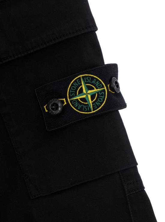 26FW 스톤 아일랜드 와펜 패치 테이퍼드 팬츠 L2S163100006S0012 BLACK - STONE ISLAND