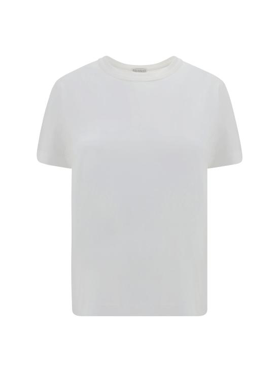 26FW 브루넬로 쿠치넬리 코튼 티셔츠 M0T81BI100 WHITE - BRUNELLO CUCINELLI