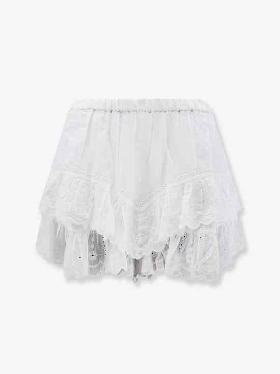 26FW 이자벨마랑에뚜왈 숏팬츠 SH0021FF WHITE