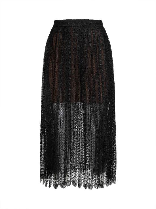 26SS 셀프 포트레이트 스커트 172MSK BLACK