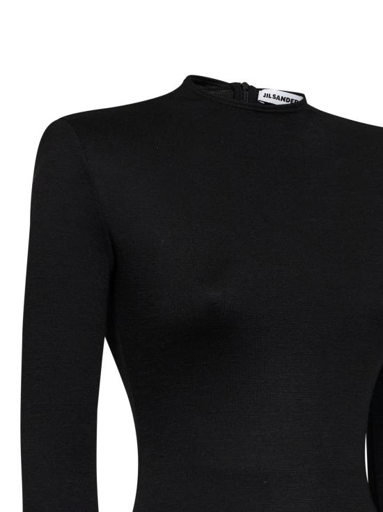 26FW 질샌더 바디수트 티셔츠 J03NC0355J20406001 BLACK - JIL SANDER