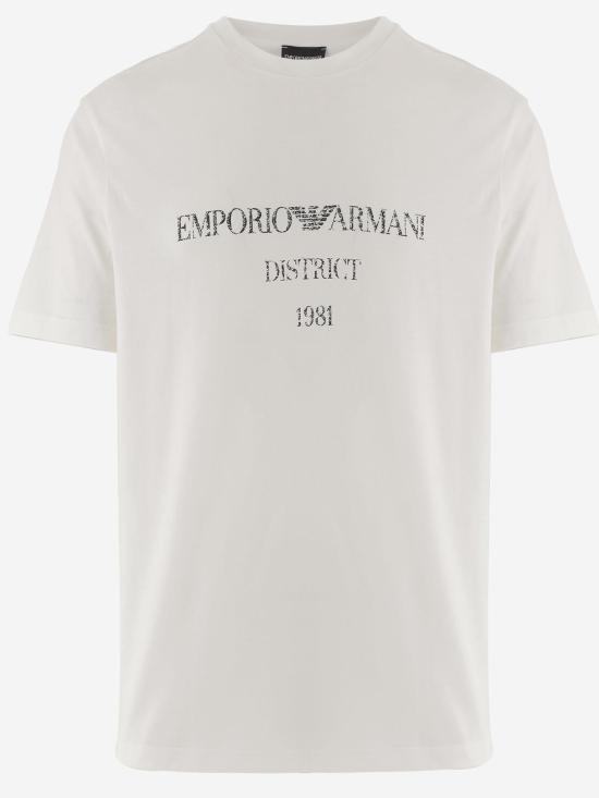 26FW 엠포리오 아르마니 탑 EM007283 WHITE - EMPORIO ARMANI
