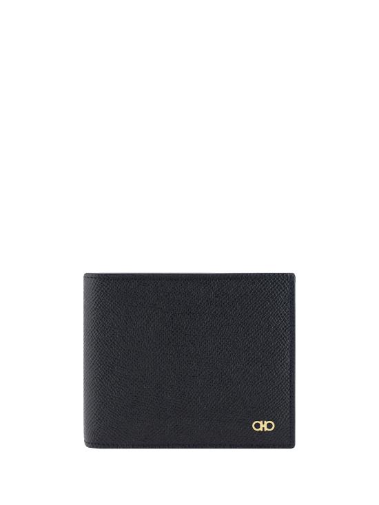 26FW 살바토레 페라가모 간치니 반지갑 775650 BLACK - SALVATORE FERRAGAMO