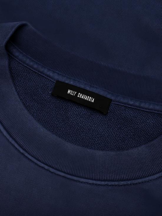  윌리 차바리아 긴팔 티셔츠 WCJSY0199 NAVY - WILLY CHAVARRIA