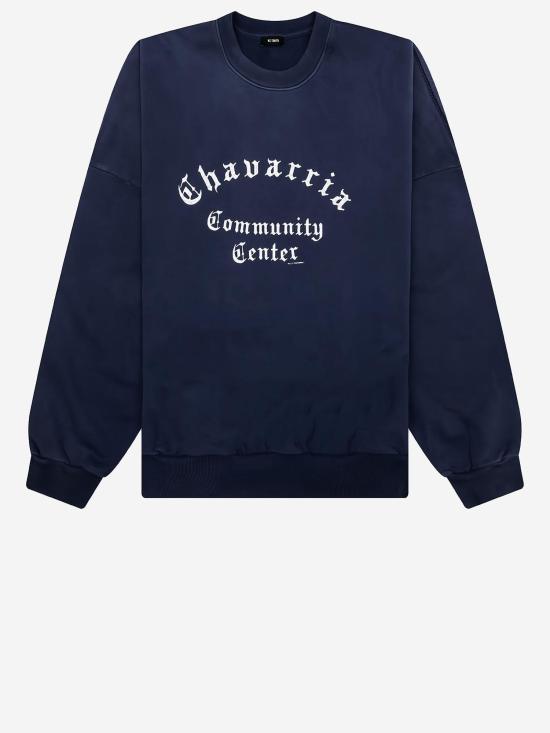  윌리 차바리아 긴팔 티셔츠 WCJSY0199 NAVY