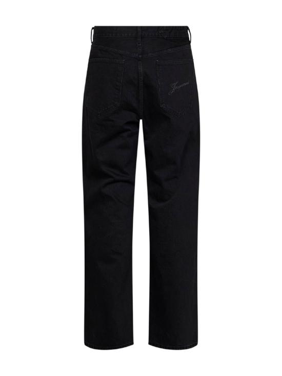 26FW 자크뮈스 스트레이트 데님 팬츠 PAM00028AD00039 990 BLACK - JACQUEMUS