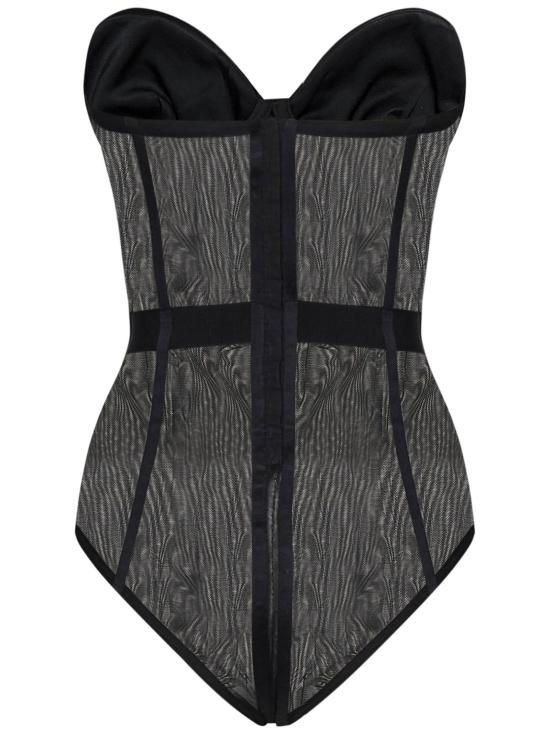  룸76 바디수트 티셔츠 FRAW24700 BLACK