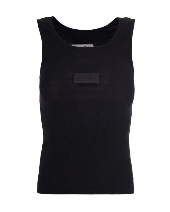 26SS MM6 메종마르지엘라 민소매 티셔츠 S52NL0075 BLACK