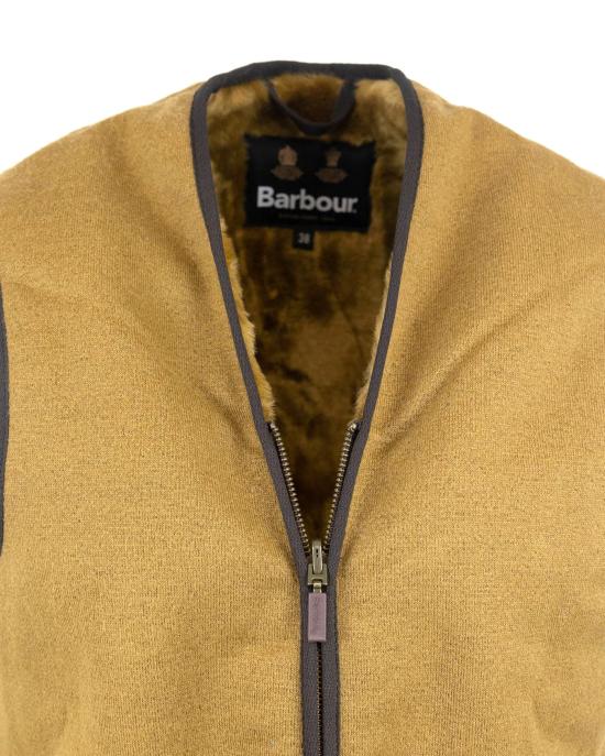 26FW 바버 웜 파일 웨이스트코트 집 인 라이너 MLI0004 BROWN - BARBOUR