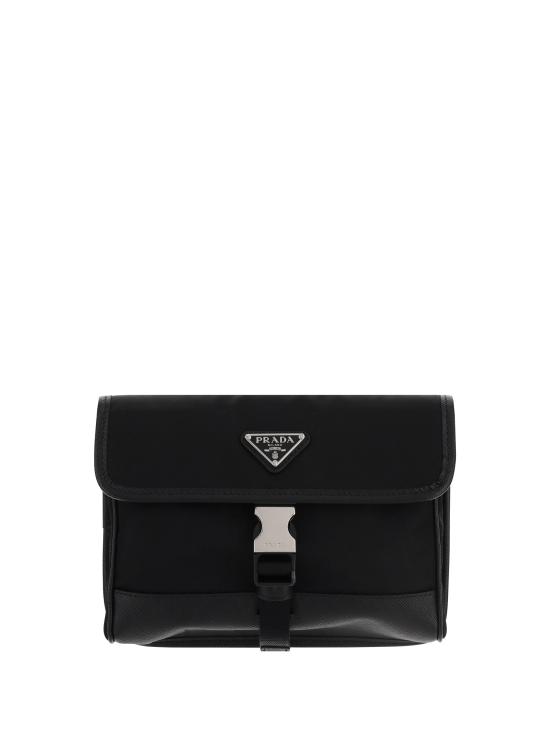 26FW 프라다 삼각로고 리나일론 폰 홀더 크로스백 2ZH1082DMH BLACK - PRADA