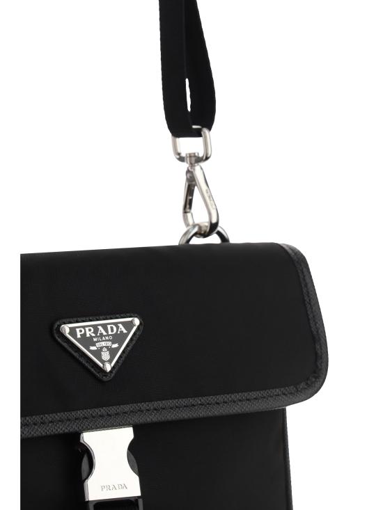 26FW 프라다 삼각로고 리나일론 폰 홀더 크로스백 2ZH1082DMH BLACK - PRADA