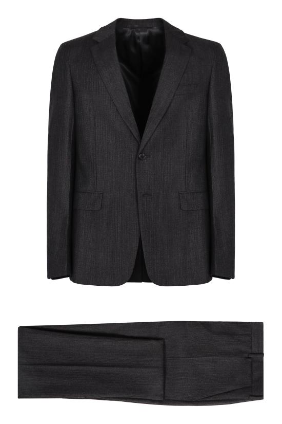 25FW 프라다 클래식 싱글 브리스티드 수트 자켓 UAF420 S OOO GRAY - PRADA