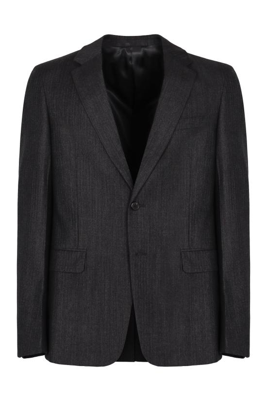 25FW 프라다 클래식 싱글 브리스티드 수트 자켓 UAF420 S OOO GRAY