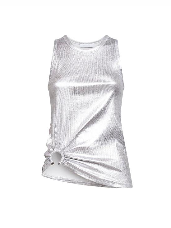 26SS 파코라반 민소매 티셔츠 26PJTE031CO0530P040 SILVER