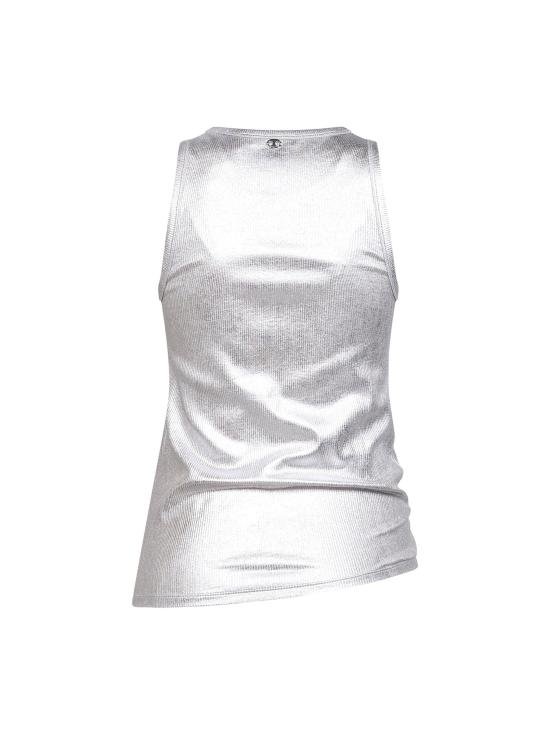 26SS 파코라반 민소매 티셔츠 26PJTE031CO0530P040 SILVER - PACO RABANNE
