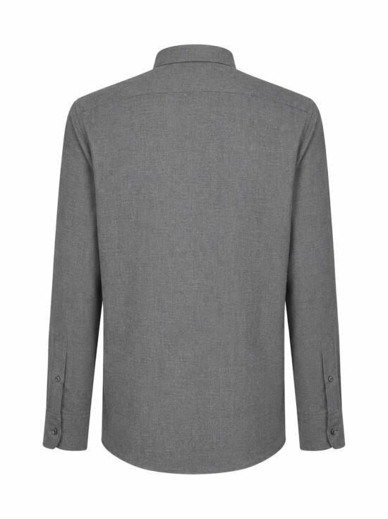 26FW 에르메네질도제냐 셔츠 E8X44A4SRF5BK96 GRAY - ERMENEGILDO ZEGNA