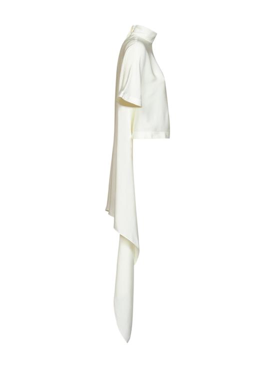 26FW 알라이아 블라우스 AA9H1553W201D 102 WHITE - ALAIA