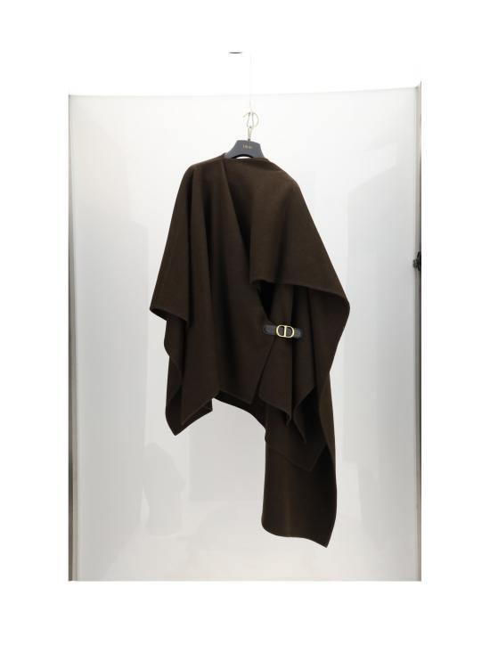 26FW 디올 케이프 640M31A0451 BROWN - DIOR