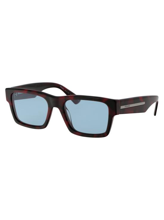  프라다 프레임 스퀘어 아세테이트 선글라스 0PR 25ZS PURPLE - PRADA
