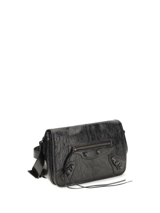 26FW 발렌시아가 르 시티 플랩 스몰 메신저백 8731732ABEK BLACK - BALENCIAGA