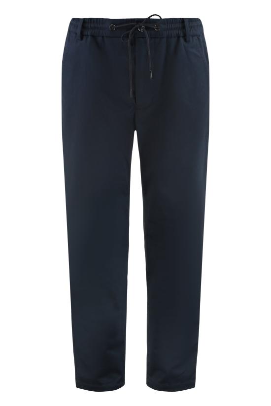  몽클레어 코튼 개버딘 치노 트라우저 팬츠 K10912A00020 NAVY