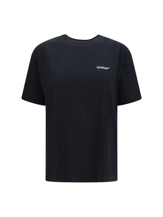 26FW 오프화이트 폴로 티셔츠 2FA00644T BLACK - OFF WHITE