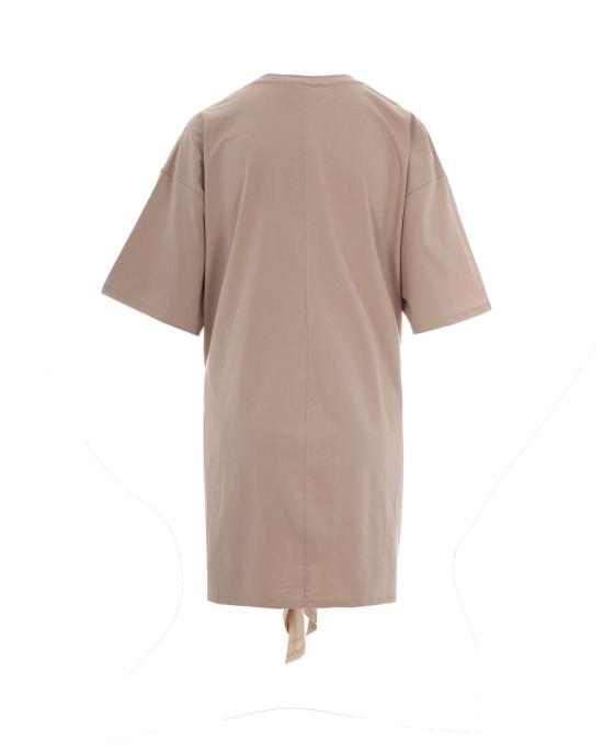 26SS 디젤 D-Elvor 이보르 티셔츠 드레스 A19232 BEIGE - DIESEL