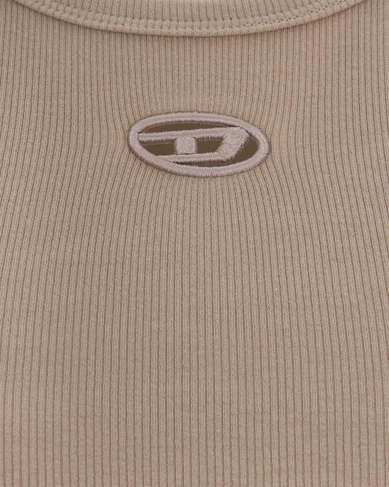 26SS 디젤 D-Elvor 이보르 티셔츠 드레스 A19232 BEIGE - DIESEL