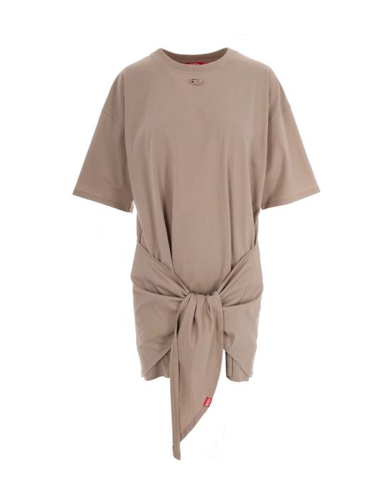 26SS 디젤 D-Elvor 이보르 티셔츠 드레스 A19232 BEIGE